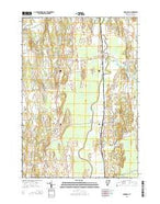 Cornwall Vermont Current topographic map, 1:24000 scale, 7.5 X 7.5 Minute, Year 2015 from Vermont Map Store