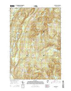 Craftsbury Vermont Current topographic map, 1:24000 scale, 7.5 X 7.5 Minute, Year 2015 from Vermont Map Store