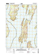 North Hero Vermont Current topographic map, 1:24000 scale, 7.5 X 7.5 Minute, Year 2015 from Vermont Map Store