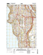 Des Moines Washington Current topographic map, 1:24000 scale, 7.5 X 7.5 Minute, Year 2014 from Washington Map Store