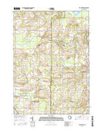 Five Corners Wisconsin Current topographic map, 1:24000 scale, 7.5 X 7.5 Minute, Year 2015 from Wisconsin Map Store