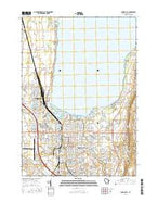 Fond du Lac Wisconsin Current topographic map, 1:24000 scale, 7.5 X 7.5 Minute, Year 2015 from Wisconsin Map Store