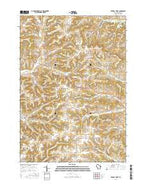 Kendall West Wisconsin Current topographic map, 1:24000 scale, 7.5 X 7.5 Minute, Year 2016 from Wisconsin Map Store