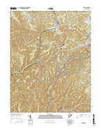 Lester West Virginia Current topographic map, 1:24000 scale, 7.5 X 7.5 Minute, Year 2016 from West Virginia Map Store