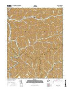 Mallory West Virginia Current topographic map, 1:24000 scale, 7.5 X 7.5 Minute, Year 2016 from West Virginia Map Store