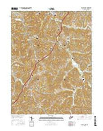 Mount Clare West Virginia Current topographic map, 1:24000 scale, 7.5 X 7.5 Minute, Year 2016 from West Virginia Map Store