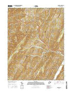 Needmore West Virginia Current topographic map, 1:24000 scale, 7.5 X 7.5 Minute, Year 2016 from West Virginia Map Store