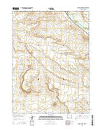 Church Butte NW Wyoming Current topographic map, 1:24000 scale, 7.5 X 7.5 Minute, Year 2015 from Wyoming Map Store