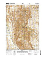 Clifton Wyoming Current topographic map, 1:24000 scale, 7.5 X 7.5 Minute, Year 2015 from Wyoming Map Store