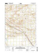 Cooper Lake North Wyoming Current topographic map, 1:24000 scale, 7.5 X 7.5 Minute, Year 2015 from Wyoming Map Store