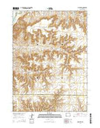 La Barge SE Wyoming Current topographic map, 1:24000 scale, 7.5 X 7.5 Minute, Year 2015 from Wyoming Map Store