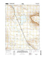 La Grange Wyoming Current topographic map, 1:24000 scale, 7.5 X 7.5 Minute, Year 2015 from Wyoming Map Store
