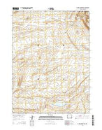 La Marsh Creek East Wyoming Current topographic map, 1:24000 scale, 7.5 X 7.5 Minute, Year 2015 from Wyoming Map Store