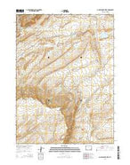 La Marsh Creek West Wyoming Current topographic map, 1:24000 scale, 7.5 X 7.5 Minute, Year 2015 from Wyoming Map Store