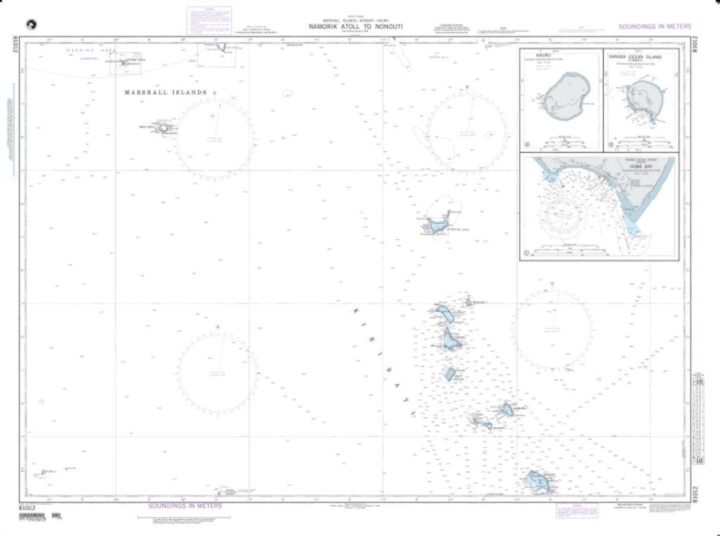 Buy map: Normorik Atoll To Nonouti - Marshall Islands (NGA-81012-3) by ...