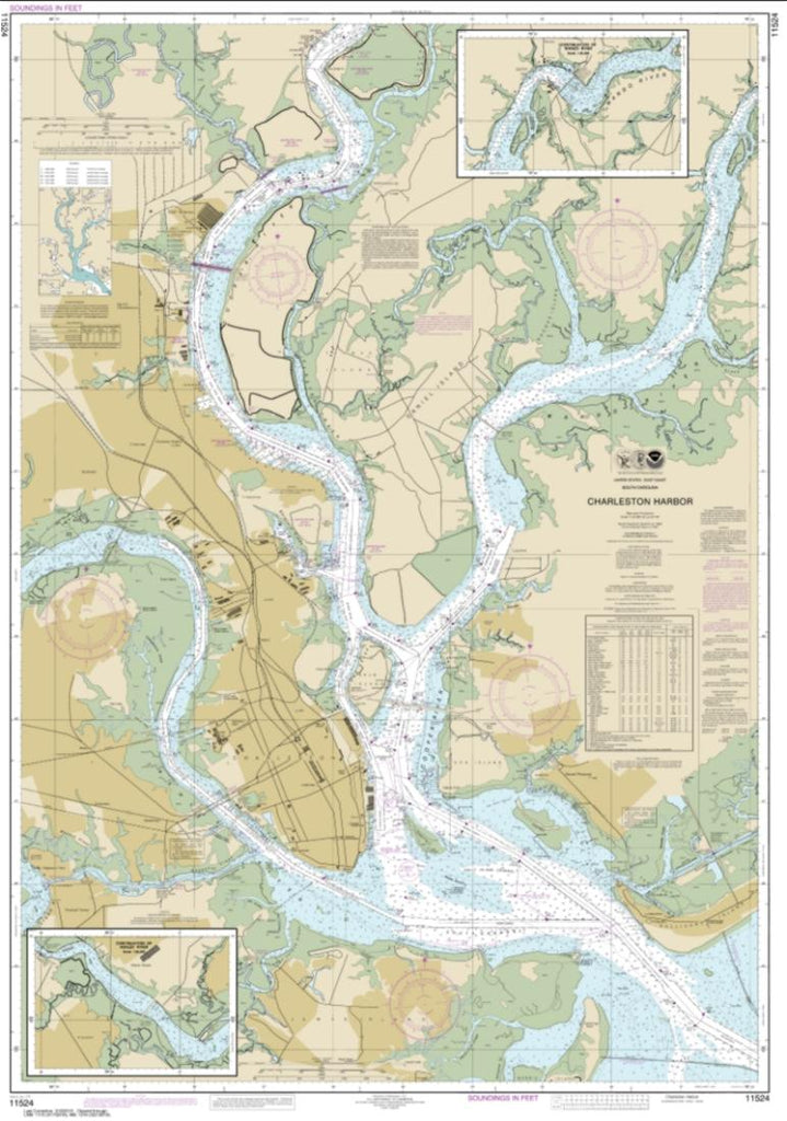 Buy Map Charleston Harbor 11524 53 By NOAA YellowMaps Map Store   Big 511bdd89 4948 4459 Aa15 1a47206be30b 1024x1024 