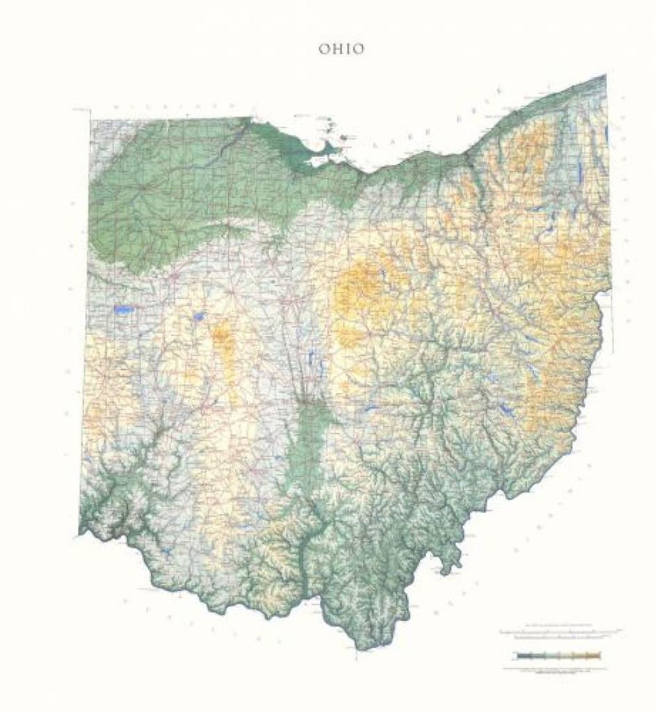 Buy Map Ohio Physical By Raven Press YellowMaps Map Store   Big Fb9b87e2 97d7 4071 B3dd 4d0656d727de 1024x1024 