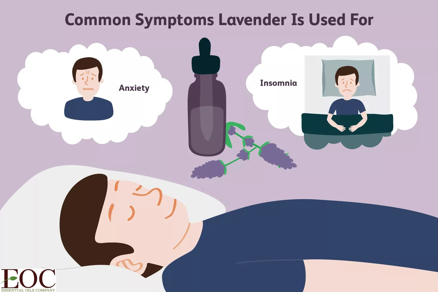 Lavender Oil is Helpful for People Suffering From Insomnia.