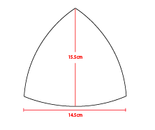 triangle cup measurement