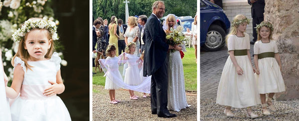 bridesmaids in their outfits