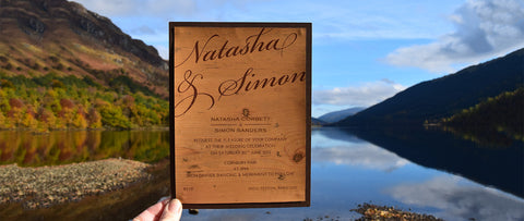 Scottish Highlands Themed Wedding Stationery