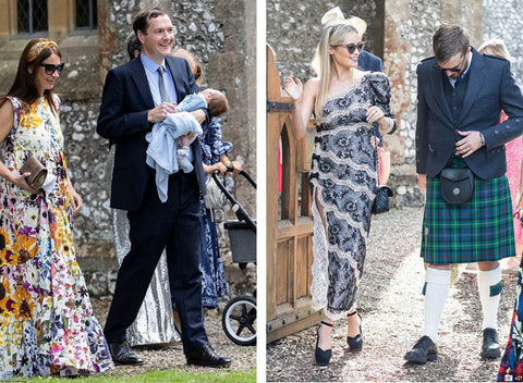 Wedding guests arrive at the wedding of Clodagh Mckenna and Harry Herbert