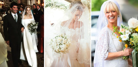 The Wedding Bouquets of Charlotte Wellesley, Camilla Thorp and Clodagh McKenna