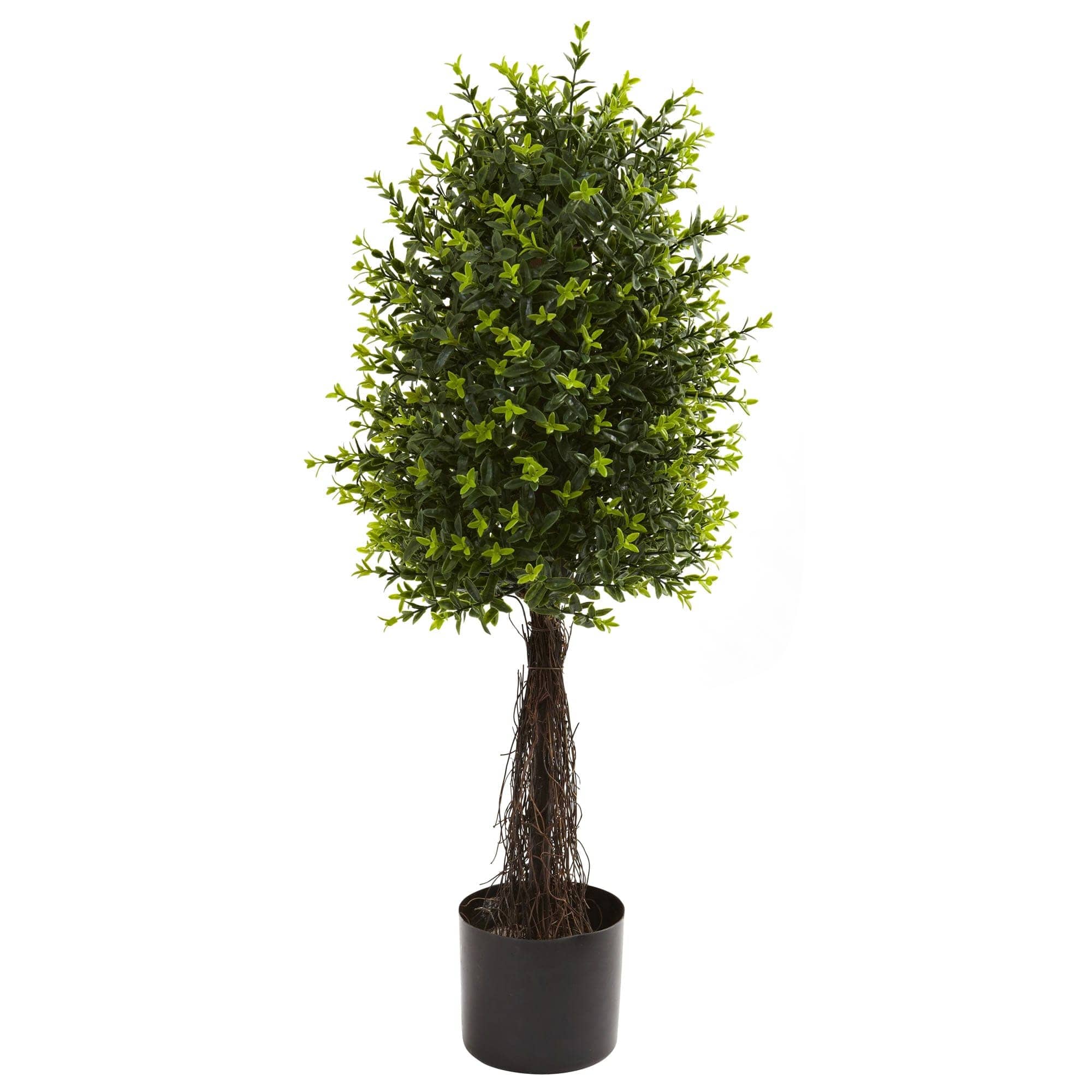 Artificial Plant : 35'' Ixora Topiary UV Resistant (Indoor ...