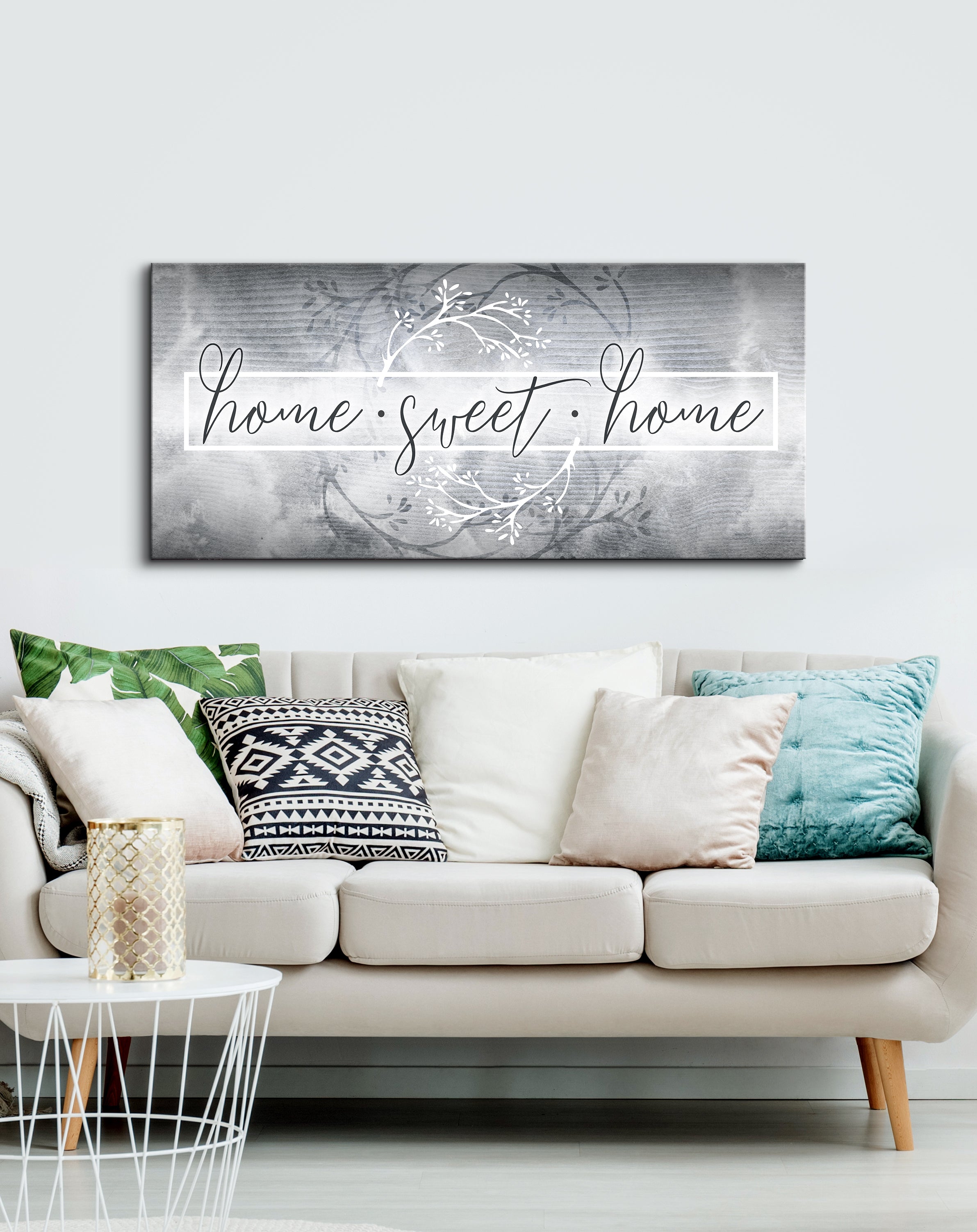 Home Wall Art: Put Your Arms Around Me And I'm Home (Wood Frame Ready -  Sense for Decor