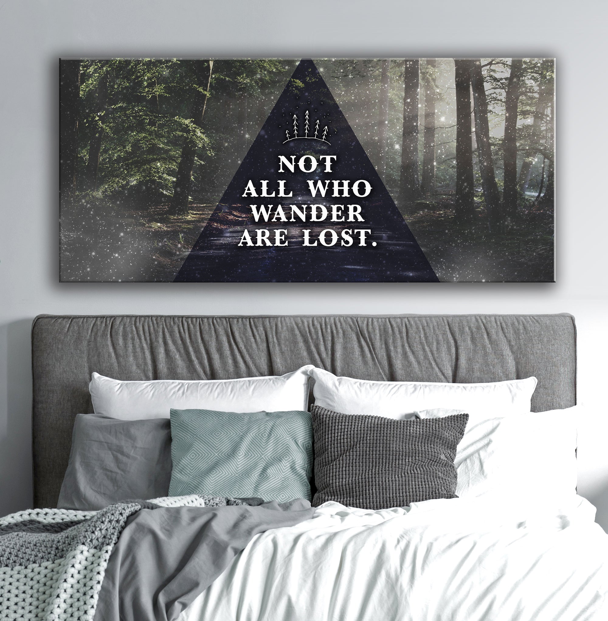 Home Wall Art Not All Who Wander Are Lost Wood Frame Ready To Hang Sense Of Art