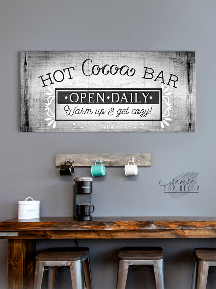 Hot Cocoa Bar Decor — WE MOVED! Visit ashleyburk.com