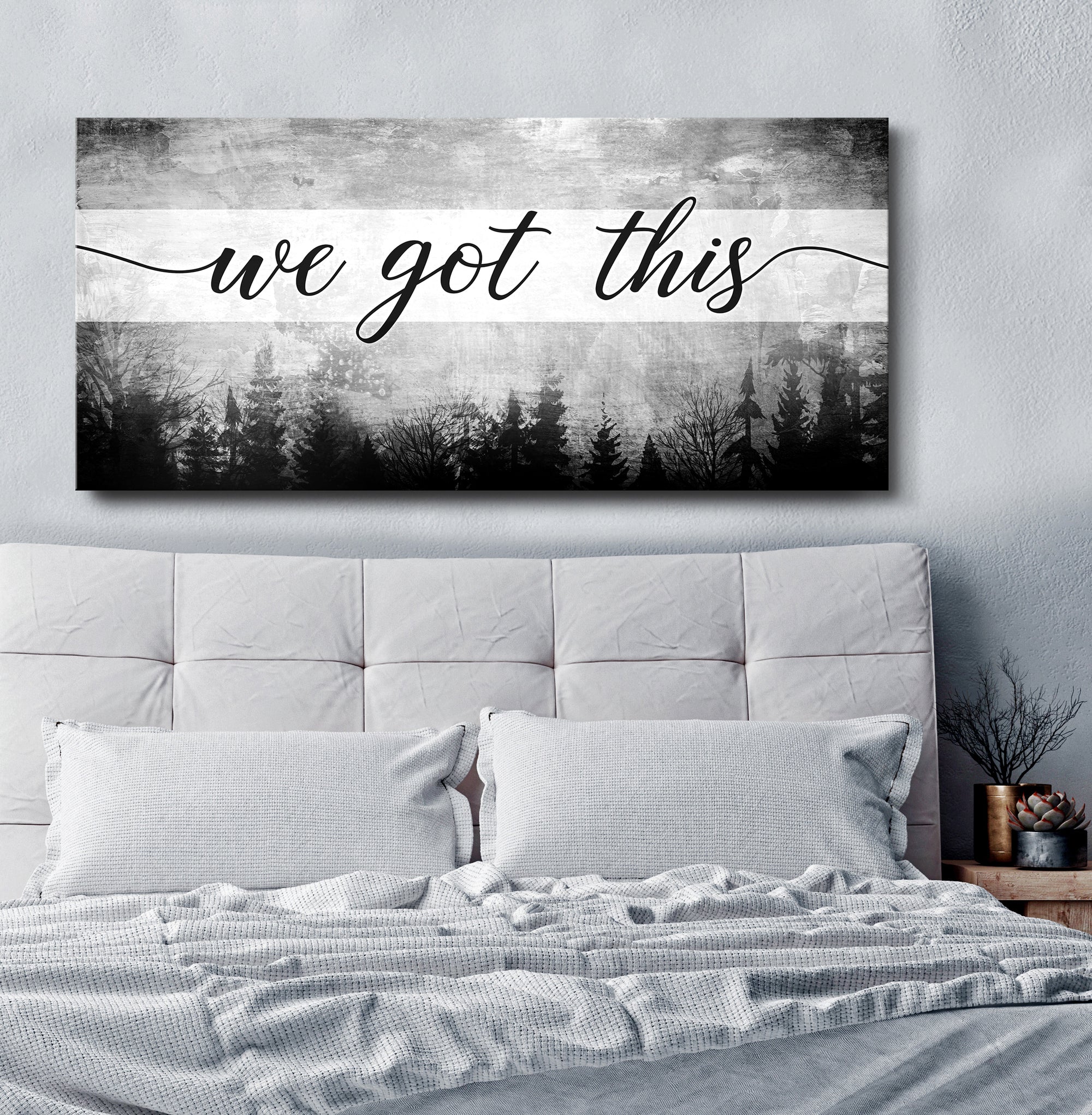 Couples Wall Art: We Got This (Wood Frame Ready To Hang) - Sense Of Art