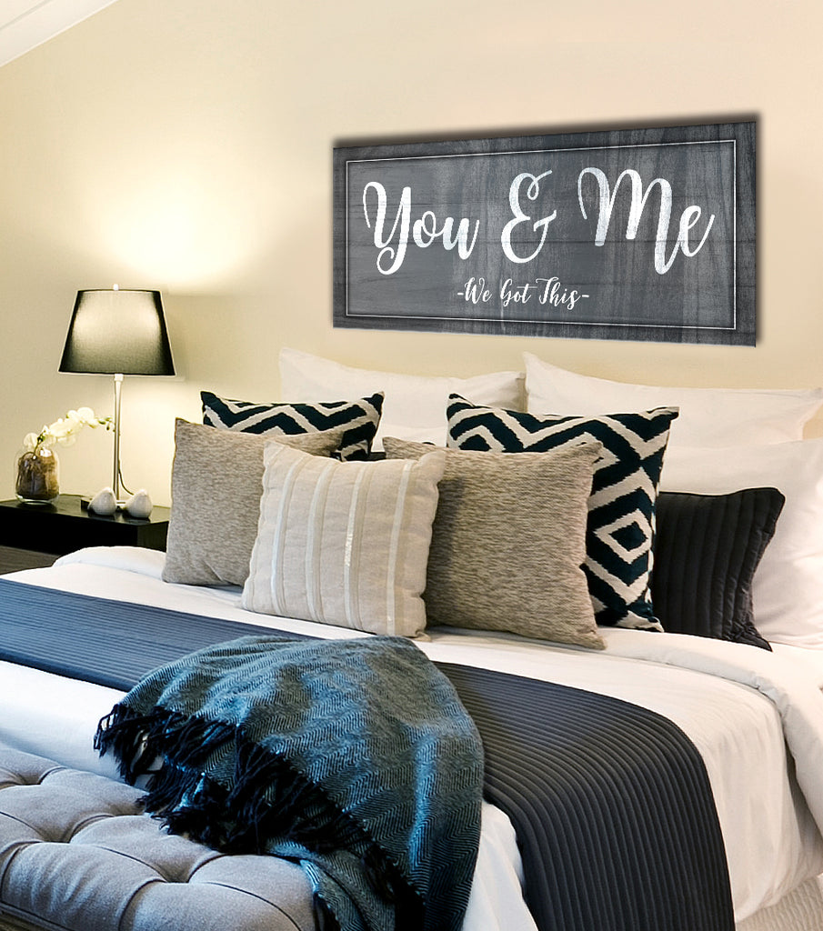  Couples  Wall  Art  You Me We Got This Wood Frame Ready 