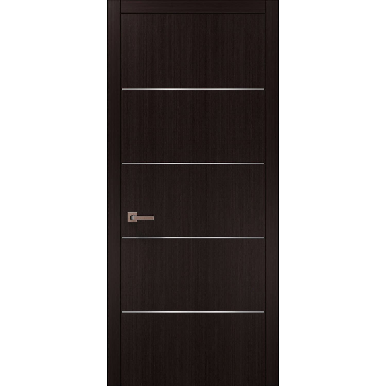 Planum 0020 Interior Modern Flush Solid Pre Hung Door Wenge