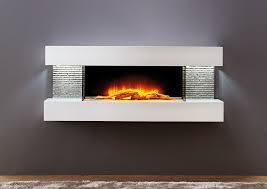 Vegas Petite White Wall Mount Electric Fireplace The Electric