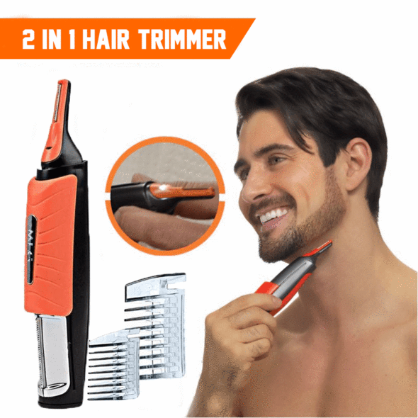 2 in 1 switchblade hair trimmer