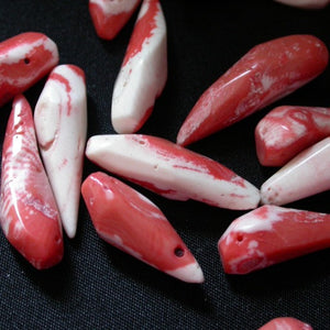 Natural Salmon Red Coral Beads – Song 