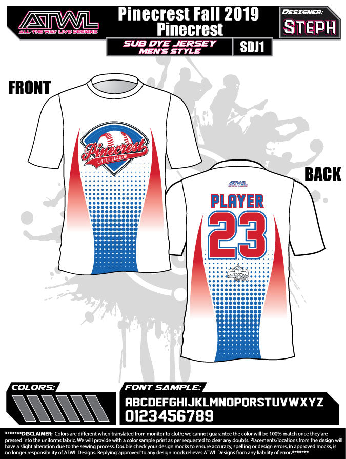 All The Way Live Designs East Bay Spring 2023 Baseball Jerseys YL