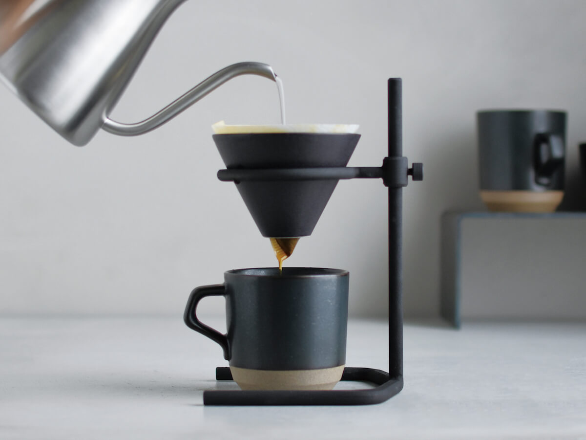 Kinto | Slow Coffee Style Brewer Stand Set - Black - CAFUNE