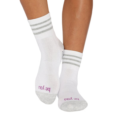 Women - Crew Grip Socks | Sticky Be Socks
