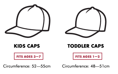 Ambler Kids' Hat Size Chart