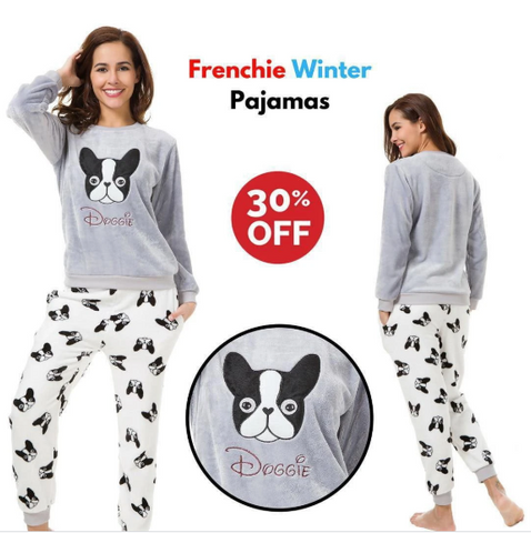 Frenchie Winter Pajamas