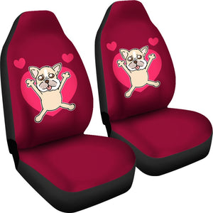 French Bulldog Cute with Heart Valentines Day - Frenchie Bulldog Shop