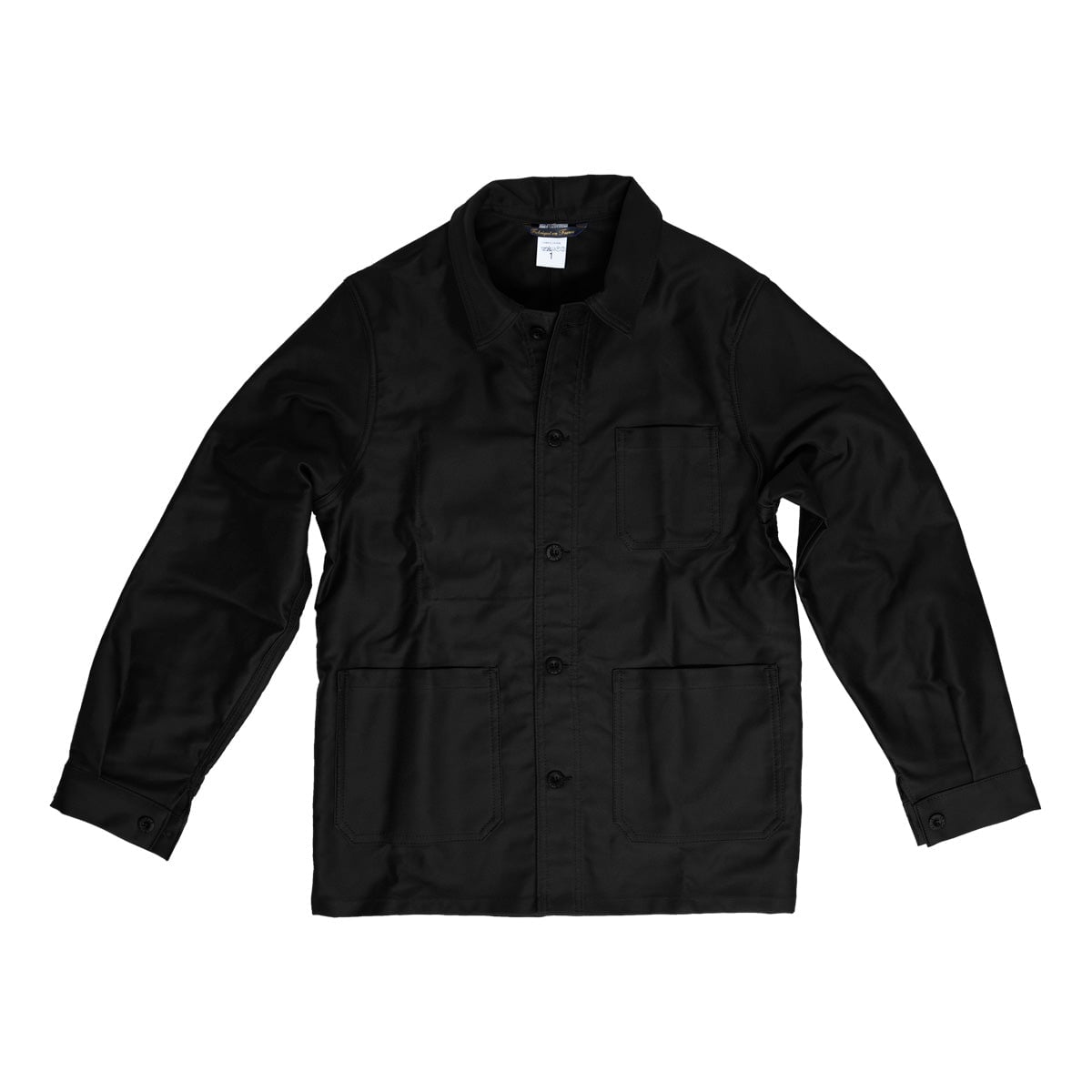 Le Laboureur Moleskin Work Jacket | Black