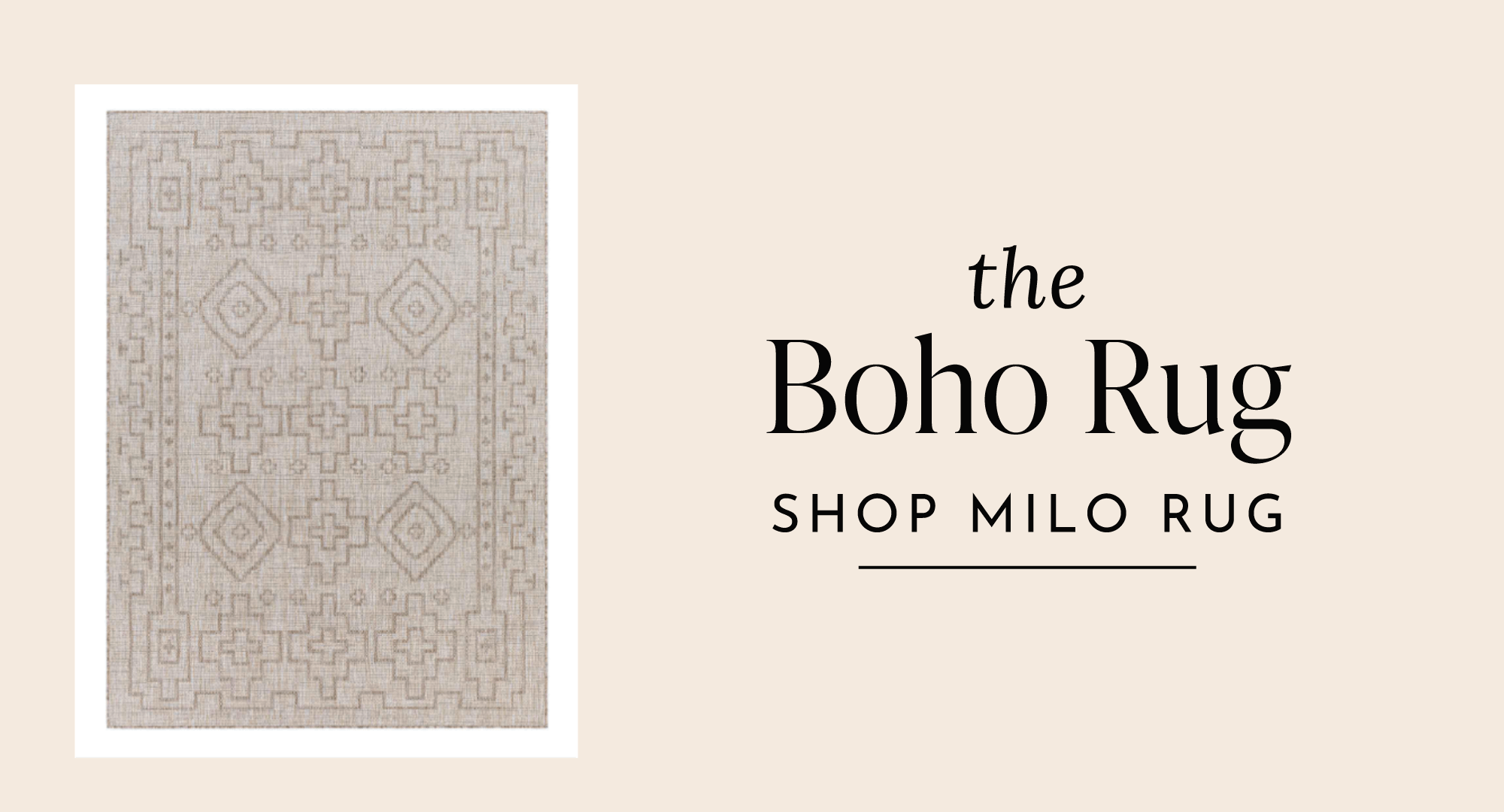 The Boho Rug