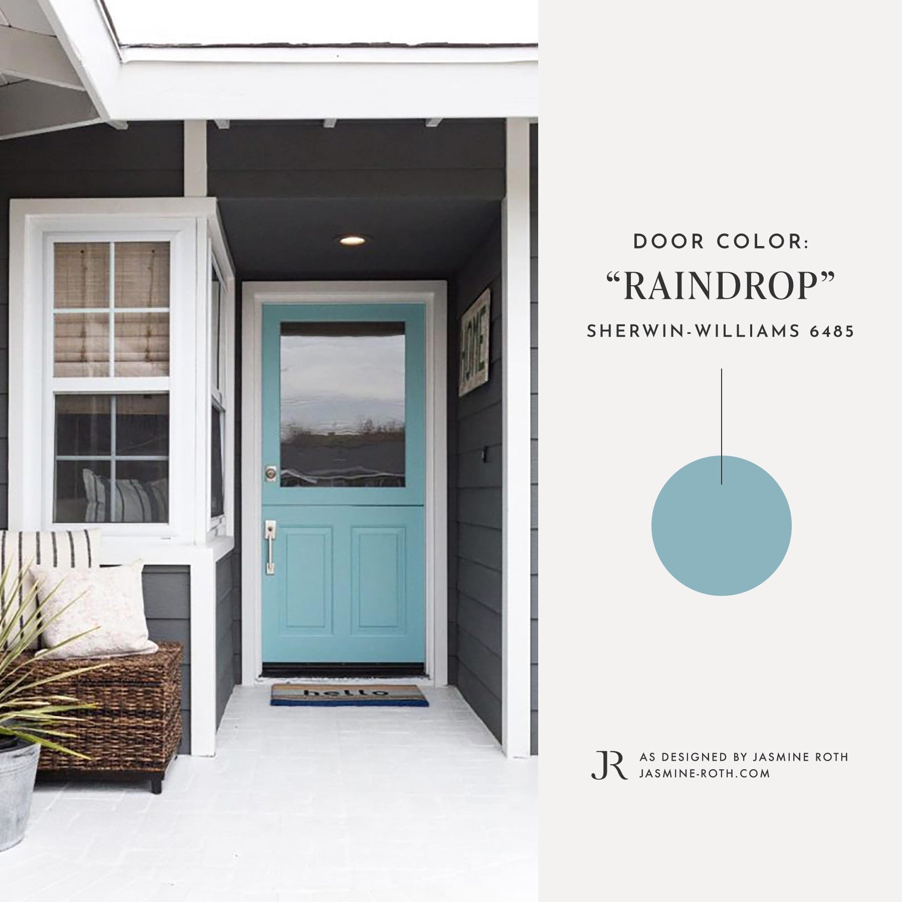 Raindrop Door Paint Color