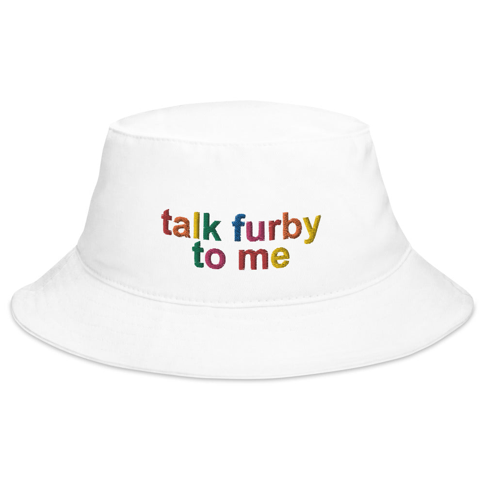 TALK FURBY TO ME BUCKET HAT