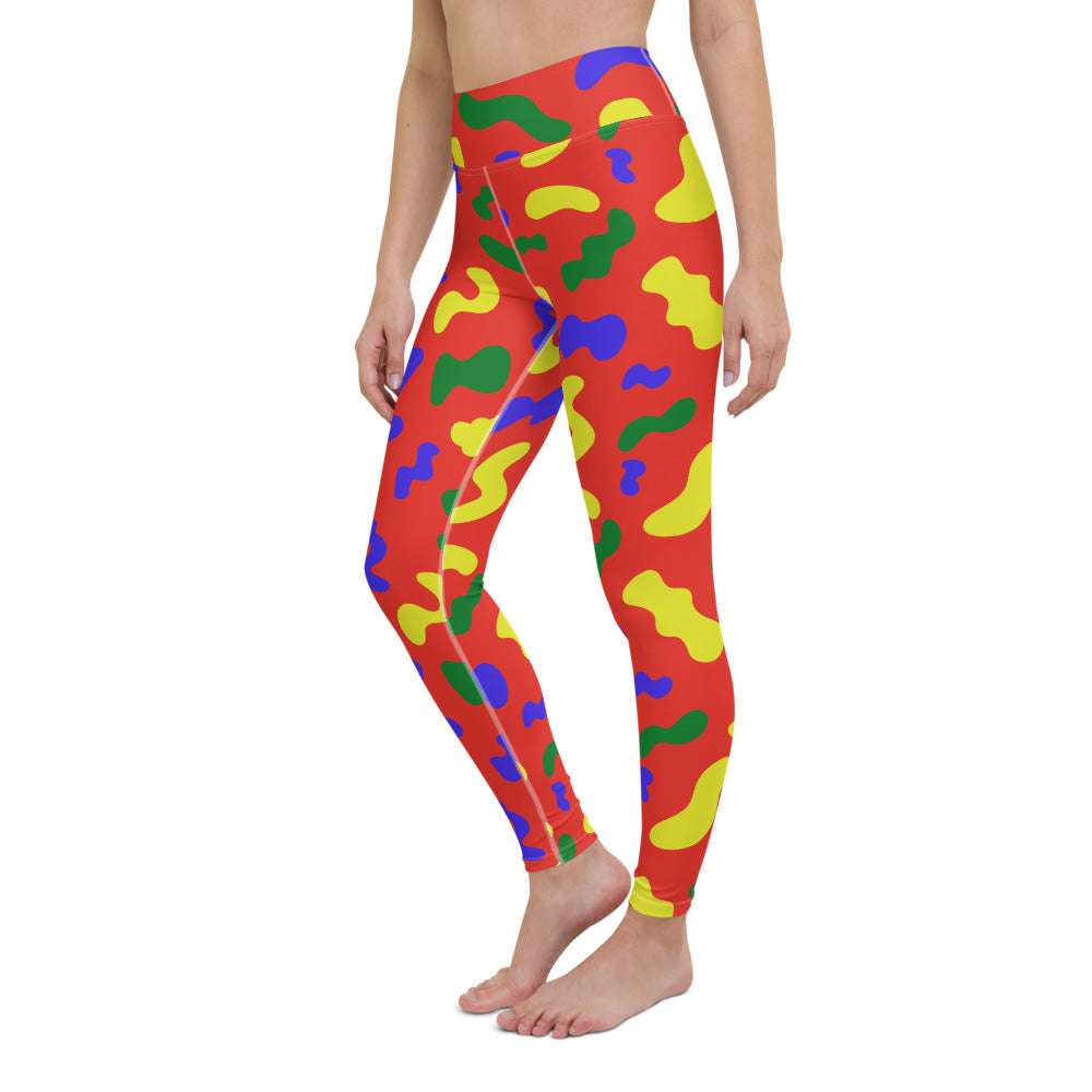 Download RED SQUIGGLE LEGGINGS | Magic Society