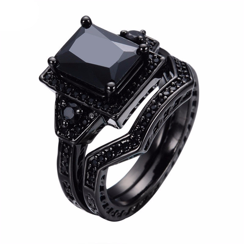Black Onyx Wedding Ring Sets Wedding