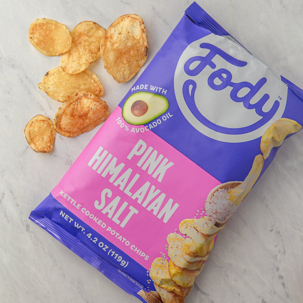 Low Fodmap Pink Himalayan Salt Kettle Chips 2 Bags Fody